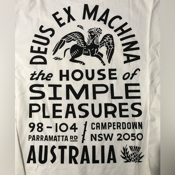 Deus Ex Machina Off White Long Sleeve Crew Neck Tee - Picture 4 of 11